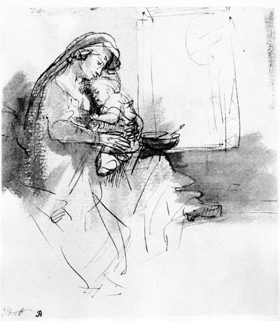 Mother and Child by Gerbrand van den Eeckhout